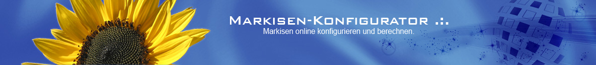 Markisen Konfigurator Banner